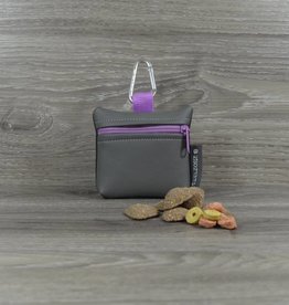 Edelzosse Mini-Tasche Grau-Flieder