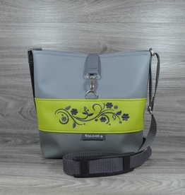 Edelzosse Crossbody Classic Grau-Grün