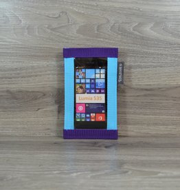 Edelzosse Westernsattel- Handytasche Türkis- Lila