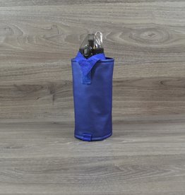 Edelzosse Flaschenhalter Blau Metallic inkl. Flasche