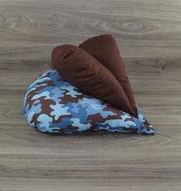 Edelzosse Lesekissen Herzkissen Camouflage