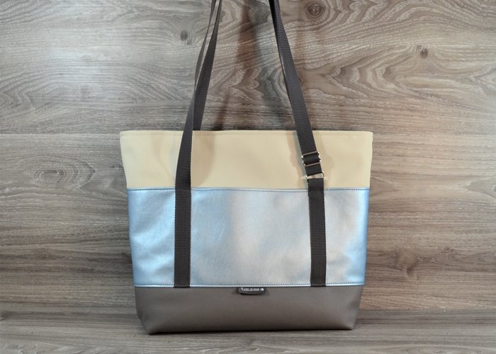 Edelzosse Shopper Glitzer Blau