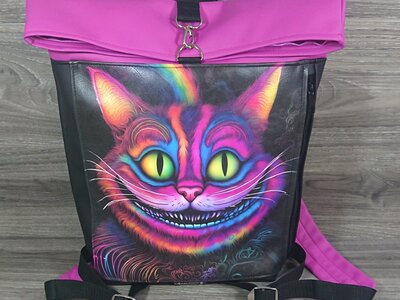 Edelzosse Rucksack Grinse Katze