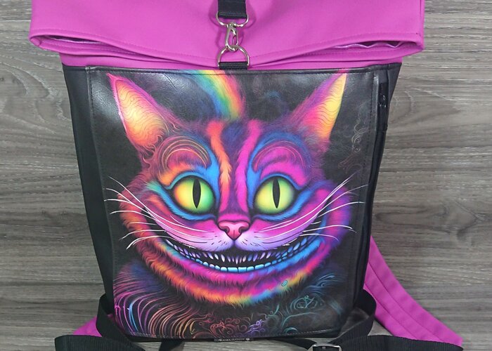 Edelzosse Rucksack Grinse Katze