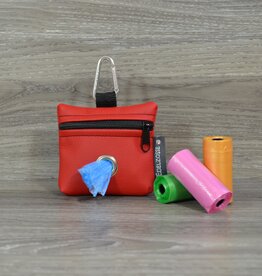 Edelzosse Beutelspender Rot-Schwarz