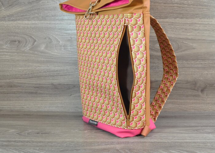 Edelzosse Rucksack 70`s Variante Reißverschlussfach