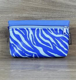 Edelzosse Bauchtasche Zebra Blau