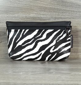 Edelzosse Bauchtasche Zebra Schwarz