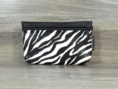 Edelzosse Bauchtasche Zebra Schwarz