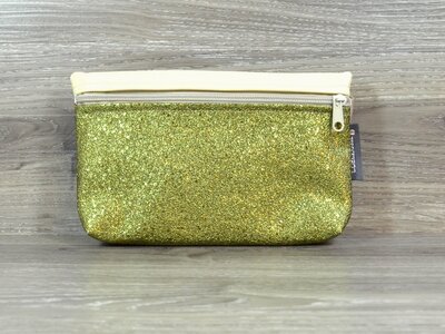 Edelzosse Bauchtasche  Stone Grün -Beige