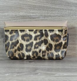 Edelzosse Bauchtasche  Leo-Sand Schimmer