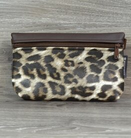 Edelzosse Bauchtasche  Leo-Braun