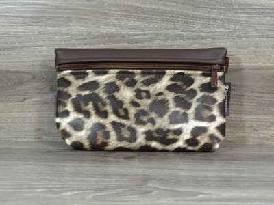 Edelzosse Bauchtasche  Leo-Braun