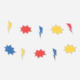 My little day Superhelden Girlande von My Little Day bei Pilzessin