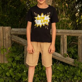 SayPlease Say Please T-Shirt in schwarz "slow live"