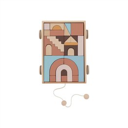 OYOY ♡ OYOY Living Design | Wooden Rainbow Wagon with Blocks