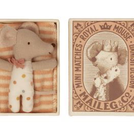 Maileg ⋙ Maileg Baby-Maus in Streichholzschachtel - Mädchen ♡