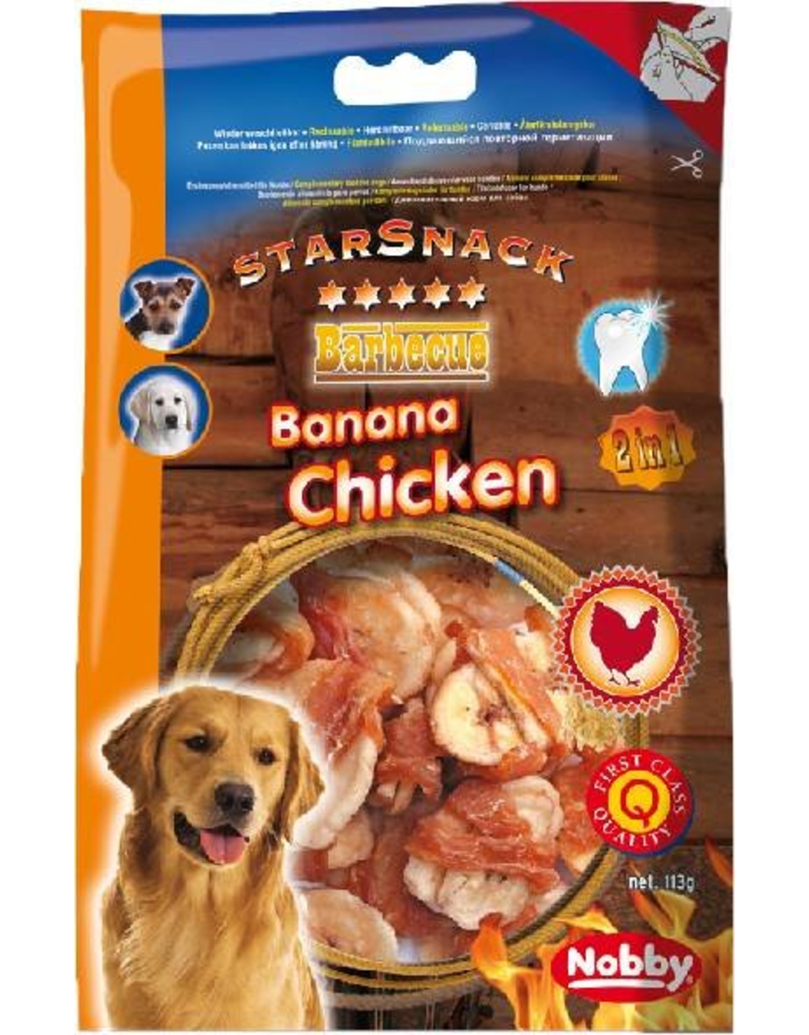 Colly StarSnack Barbecue Banana Chicken, 113 g