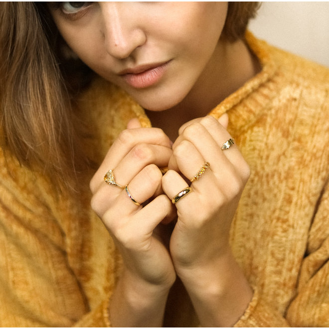 Dome ring gold