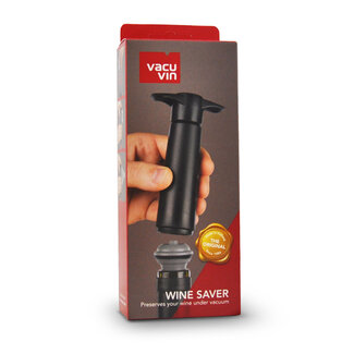VacuVin VacuVin - Wine Saver - Zwart pompje + 2 stops