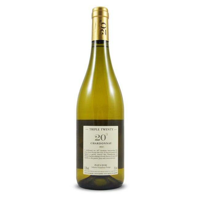 Château Canet TRIPLE TWENTY - Chardonnay