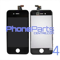 LCD scherm met touchscreen en frame premium kwaliteit voor iPhone 4