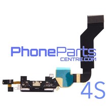 Dock connector / oplaadpunt met microfoon voor iPhone 4S (5 pcs)