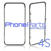 LCD frame with glue for iPhone 4S (10 pcs)