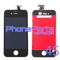 LCD scherm met touchscreen en frame premium kwaliteit voor iPhone 4S