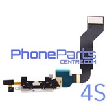 Dock connector / oplaadpunt met microfoon voor iPhone 4S (5 pcs)