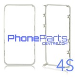 Frame met sticker t.b.v. LCD scherm voor iPhone 4S (10 pcs)