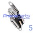 Trilmotor voor iPhone 5 (5 pcs)