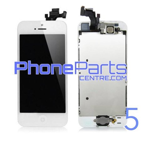 LCD screen / digitizer - all parts assembled - for iPhone 5