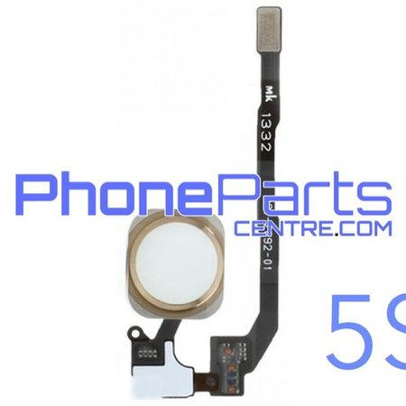 Full home button / flex cable for iPhone 5S (5 pcs)