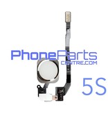 Full home button / flex cable for iPhone 5S (5 pcs)