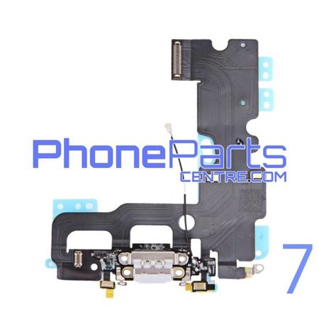 Dock connector / oplaadpunt met microfoon voor iPhone 7 (5 pcs)