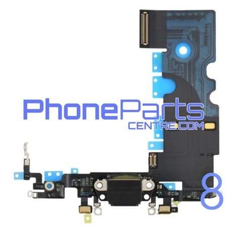 Dock connector / oplaadpunt met microfoon voor iPhone 8 (5 pcs)