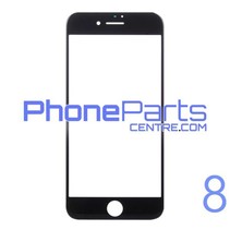 Glass lens / frame / OCA glue for iPhone 8 (10 pcs)