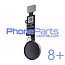 Volledige home button met kabel voor iPhone 8 Plus (5 pcs)