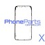 Frame met sticker t.b.v. LCD scherm voor iPhone X (10 pcs)