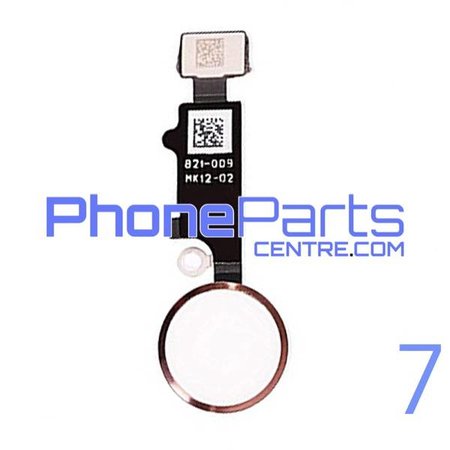 Volledige home button met kabel voor iPhone 7 (5 pcs)