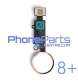 Full home button / flex cable for iPhone 8 Plus (5 pcs)