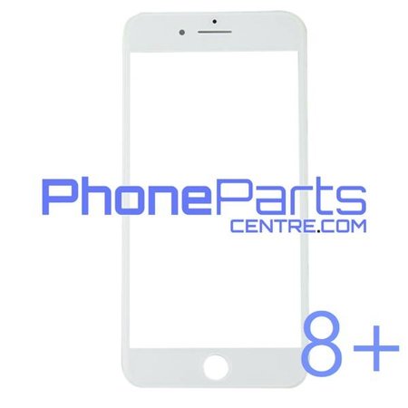 Glass lens / frame / OCA glue for iPhone 8 Plus (10 pcs)