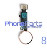 Full home button / flex cable for iPhone 8 (5 pcs)