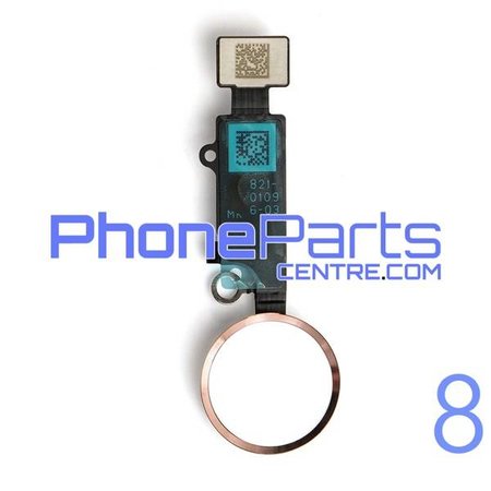 Full home button / flex cable for iPhone 8 (5 pcs)