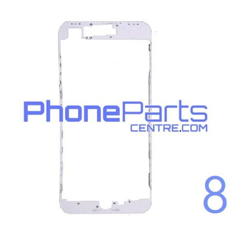 LCD frame with glue for iPhone 8 (10 pcs)