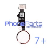 Volledige home button met kabel voor iPhone 7 Plus (5 pcs)