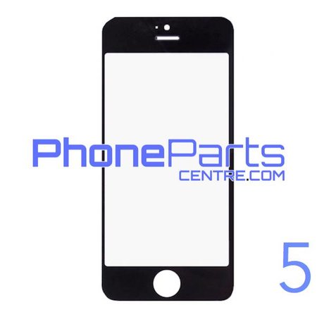 6D glas - donkere winkelverpakking voor iPhone 5 (10 stuks)