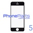 6D glass - dark retail packing for iPhone 5 (10 pcs)