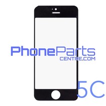 6D glas - donkere winkelverpakking voor iPhone 5C (10 stuks)